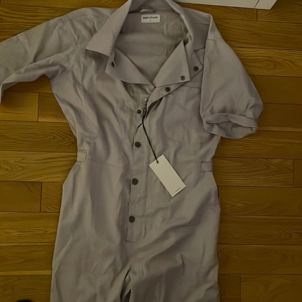 Rivet utility  short jumpsuit large